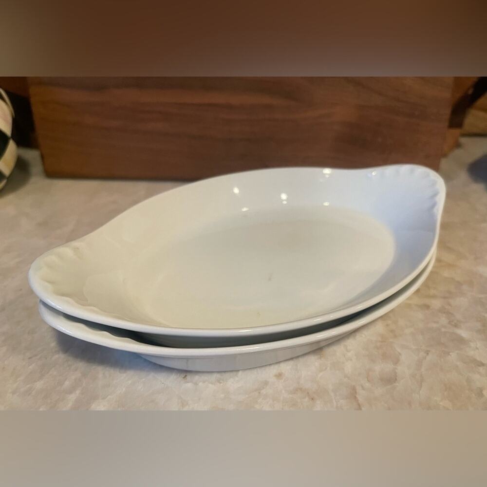 Hoan French Porcelain eared gratin dishes -2
